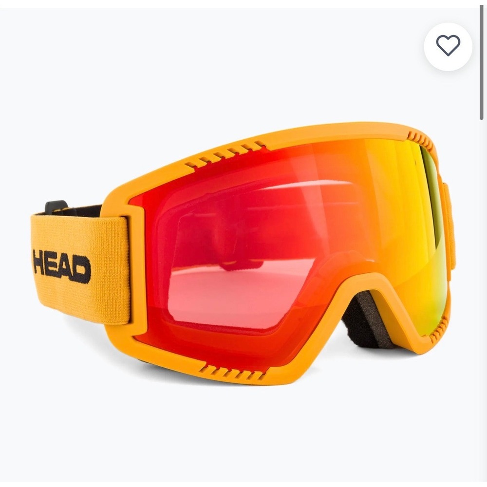HEAD Contex Red/Sun Ski Goggles – Medium – New in Box